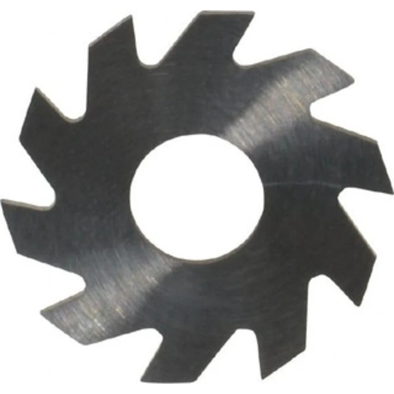 RobbJack 3/4 x 0.04, 1/4 Arbor, 10-Tooth Solid Carbide Slitting & Slotting Saw Uncoated, RH Cut, Straight Teeth, Conc...